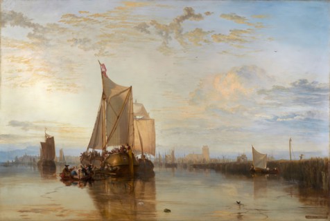 Dort or Dordrecht: The Dort Packet-Boat from Rotterdam Becalmed, 1818.