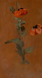 Study of Poppies;Poppies, 1832. Formerly attributed to John Constable