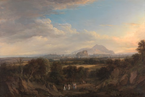 A View of Edinburgh from the West, 1822 to 1826.