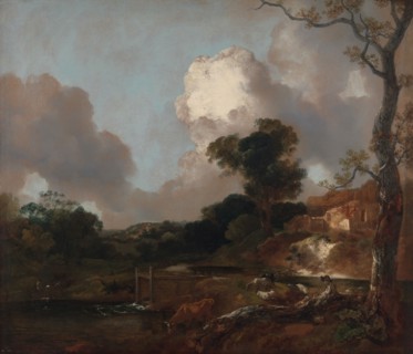 Landscape with Stream and Weir;A River Landscape with a Weir, Sheep and Figures;River Landscape with a weir, sheep and figures;River Landscape with a Weir, Sheep and Figures;The Summer Clouds;Summer C...