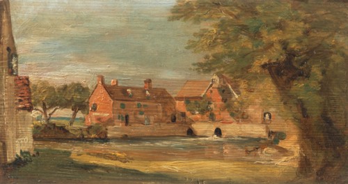 Flatford Mill, between 1810 and 1811.