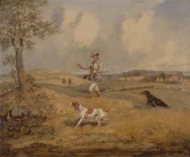 Partridge Shooting, ca. 1825.