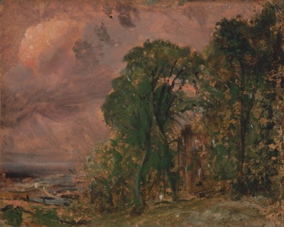 A View at Hampstead with Stormy Weather;Hampstead after a Thunder Storm;Hampstead in a Storm;Hampstead after a Thunderstorm, ca. 1830.