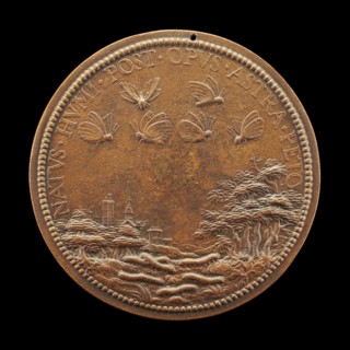 Landscape with Caterpillars and Butterflies [reverse], 1624.