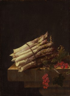 Still Life with Asparagus and Red Currants, 1696.