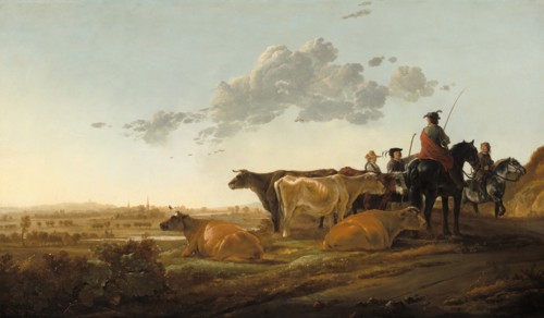 Landscape with Herdsmen, mid-1650s.