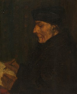 Memory Copy of Holbein's Erasmus, late 19th-early 20th century.