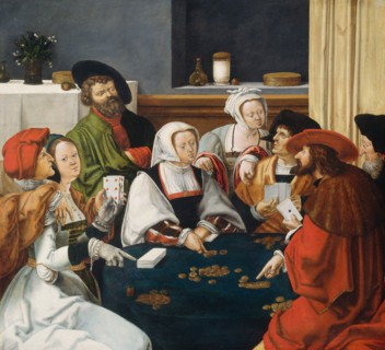 The Card Players, probably c. 1550/1599.