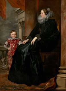 A Genoese Noblewoman and Her Son, c. 1626.