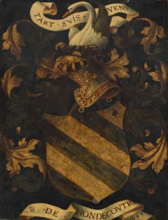 Crested Coat of Arms [reverse], 1543.