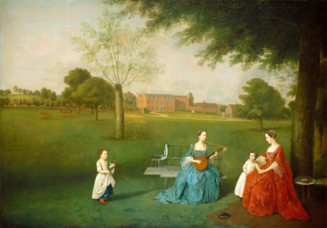 Members of the Maynard Family in the Park at Waltons, c. 1755/1762.