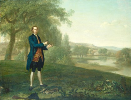 Portrait of a Gentleman Netting Partridges, 1756.
