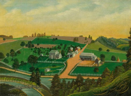 View of Benjamin Reber's Farm, 1872.