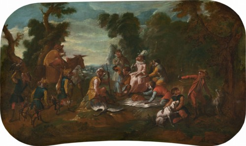 Singerie: The Picnic, c. 1739.
