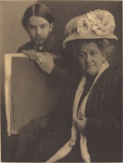 Alvin Langdon Coburn and His Mother, c.1909.