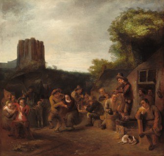 Conviviality Near the Inn, early 1650s.