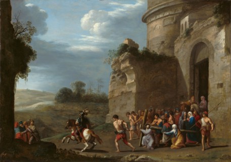 Christ Carrying the Cross, early 1620s. Creator: Cornelis van Poelenburgh.