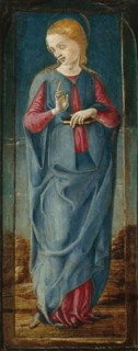 The Virgin Annunciate [middle right panel], c. 1470/1480.
