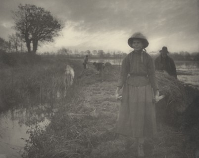 Poling the Marsh Hay, 1886.