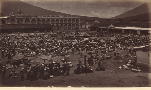 Plaza and Viceroy's Palace-Antigua de Guatemala, 1877.
