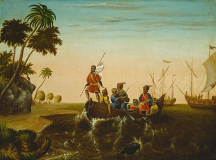 The Landing of Columbus, c. 1837.