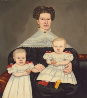 Mrs. Paul Smith Palmer and Her Twins, 1835/1838.