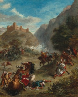 Arabs Skirmishing in the Mountains, 1863.