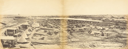 Interior of Pehtang Fort Showing Probyn's Horse, August 1, 1860, 1860.