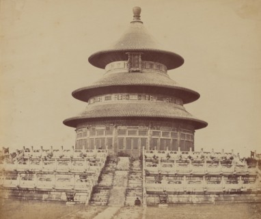 Sacred Temple of Heaven Where the Emperor Sacrifices Once a Year, in the Chinese City of Pekin, October 1860, 1860.