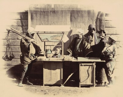 Street Refreshment Stalls, c. 1865.