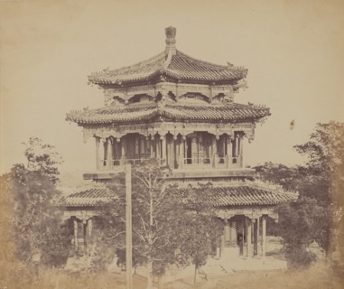 The Great Imperial Palace Yuen Min Yuen, Pekin, Before the Burning, October 18, 1860, 1860.