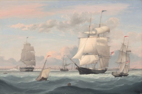 New York Harbor, 1852.