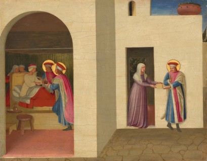 The Healing of Palladia by Saint Cosmas and Saint Damian, c. 1438/1440.