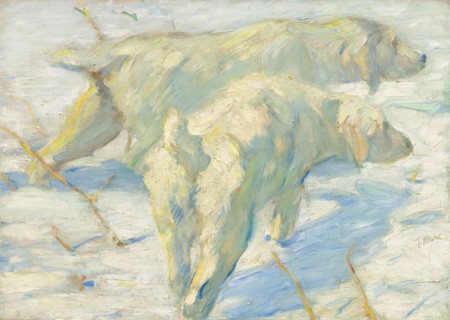 Siberian Dogs in the Snow, 1909/1910.