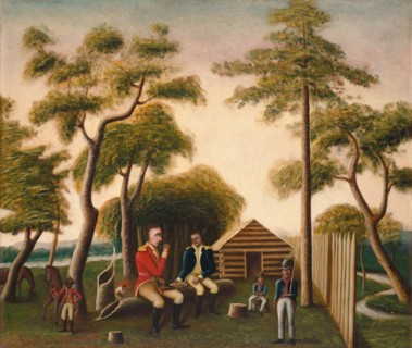 Marion Feasting the British Officer on Sweet Potatoes, 1848.