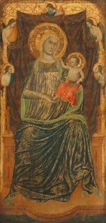 Madonna and Child with Five Angels, c. 1335.