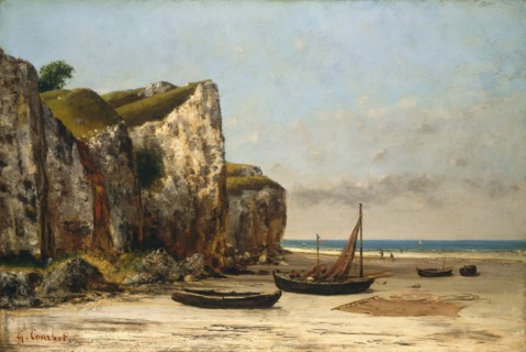 Beach in Normandy, c. 1872/1875.