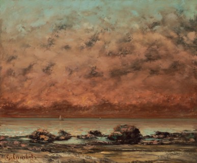 The Black Rocks at Trouville, 1865/1866.