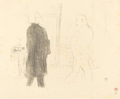 Antoine and Gémier in "Une Faillite", 1894. Andre Antoine and Firmin Gemier in a play by Bjornstjerne Bjornson.