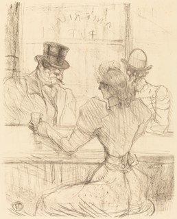 At the Picton Bar, rue Scribe (Au bar Picton, rue Scribe), 1896.