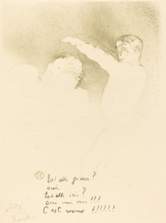 At the Varieties: Mlle. Lender et Brasseur (Aux variétiés: Mlle. Lender et Brasseur), 1893.