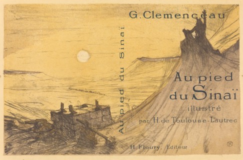Cover for "Au pied du Sinaï", 1898.