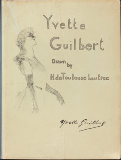 Cover, Yvette Guilbert, 1898.