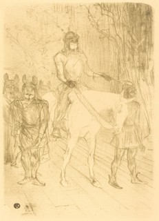 Entrance of Brasseur in "Chilperic" (Entrée de Brasseur dans "Chilpéric"), 1895.