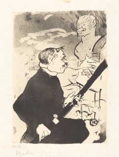 For You (Pour toi!...), 1893. Desire Dihau playing the bassoon.