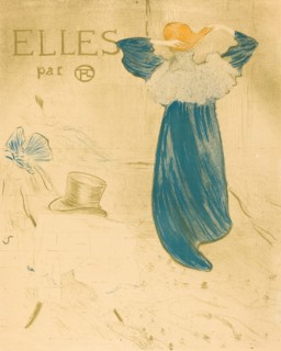 Frontispiece, 1896. Observations of daily life inside a Parisian brothel where Lautrec resided.
