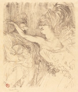 Guy and Mealy in "Paris qui marche" (Guy et Mealy dans "Paris qui marche"), 1898. Georges-Guillaume Guy and Juliette Mealy.