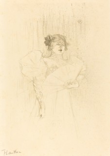 Luce Myres Full Face (Luce Myrès, de face), 1895.