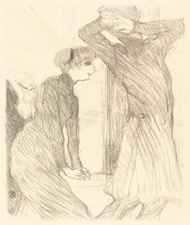 Lugne Poe and Baldy in "Au-dessus des forces humaines" (Lugne Poe et Baldy dans "Au-desses des forces humaines"), 1894.