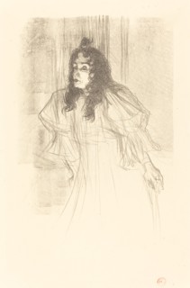 Miss May Belfort Bare-Headed (Miss May Belfort en cheveux), 1895.